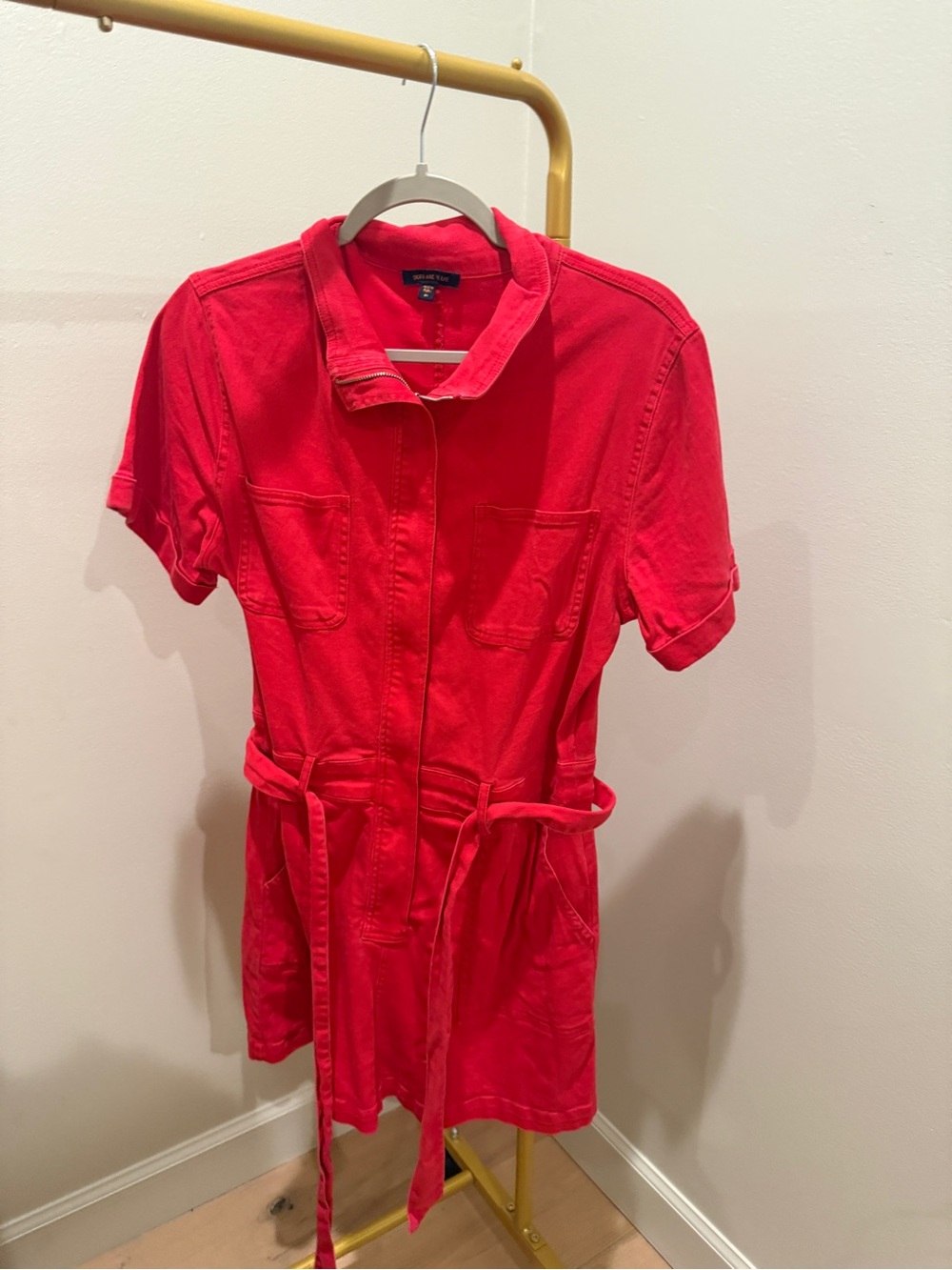 Red Gameday Romper